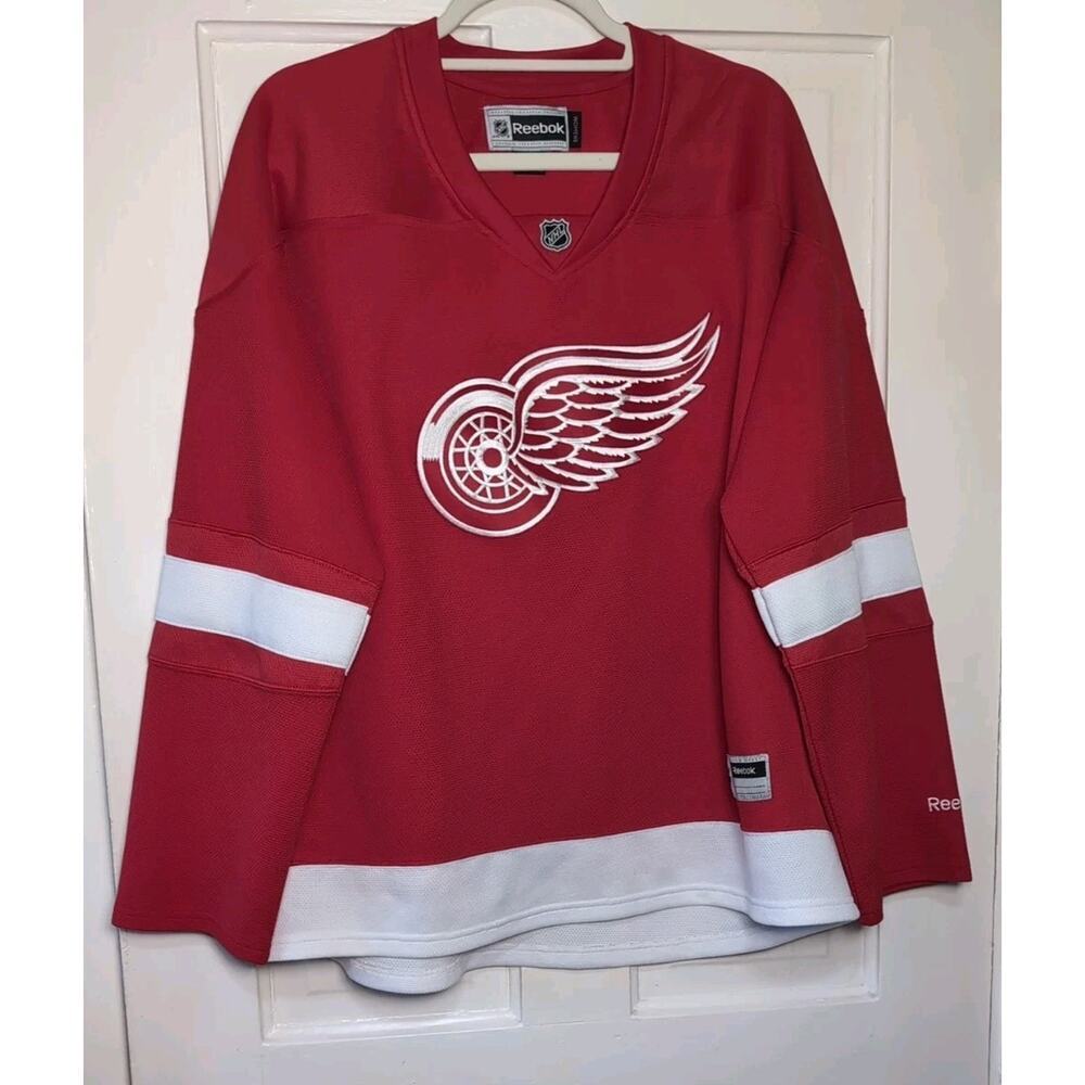 Detroit Red Wings Reebok NHL Hockey Jersey Women's XXL Sporty Official (999)